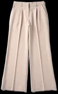 Wide-leg trousers · stone